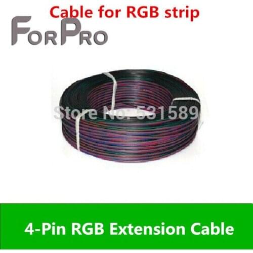 50M/lot 4-Pin RGB Extension Cable For3528 5050 LED Strip