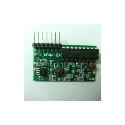 Free Shipping! Super-regenerative receiver board PT2272 fixed code wireless receiver module 4-channel