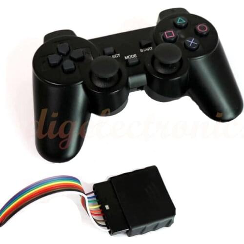PS2 Wireless Controller With Receiving Module for Robot Arm Manipulator Servo Control Board Smart Car