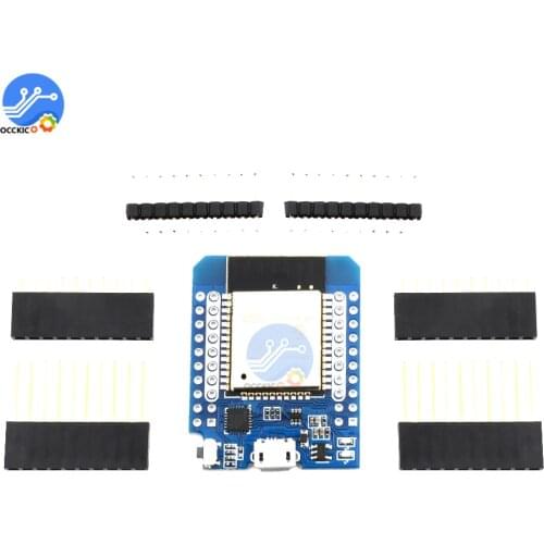 For Wemos Mini D1 ESP8266 ESP32 ESP-32S WIFI + Bluetooth CP2104 Development Board Module With Pins For Arduino