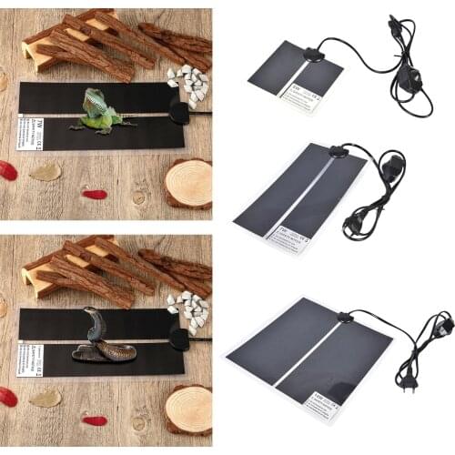Pet Electric Heating Pad Bed Heat Mat Reptile Heated Warmer Heater