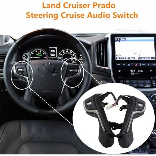 Steering Wheel Audio Control Button For Toyota Lander Cruiser New Lander Cruier Prado Crown MILLIMETER WAVE RADAR CRUISE