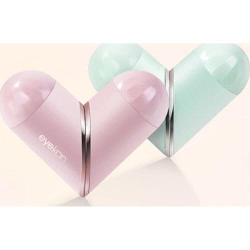 Heart Shape Contact Lens Container Box Rotating Lipstick Noble Temperament Lovely Glass Box For Travel