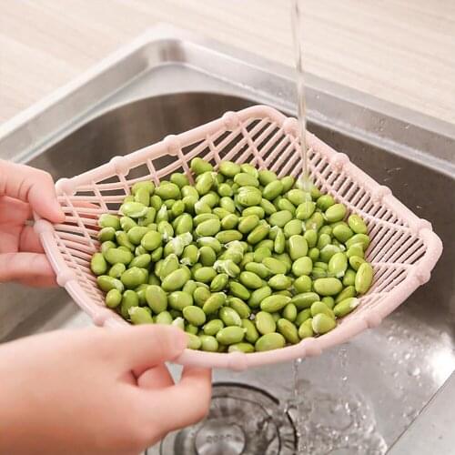 1Pcs Draining Imitation Bamboo Fruit and Vegetable Basket Boat Shape For Fruits Vegetables Food Sundries Hollow Storage Basket