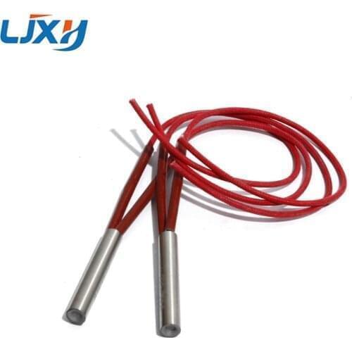 LJXH 2PCS 10mm 30~70mm Single-End Heating Pipe SUS Cylindrical Heater 110V/220V/380V 70W/100W/120W/150W/170W Electric Element