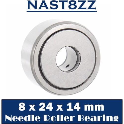 NAST8ZZ Roller Followers Bearing 8*24*14mm ( 1 PC ) Separable Type With Side Plates NAST8UUR Bearings