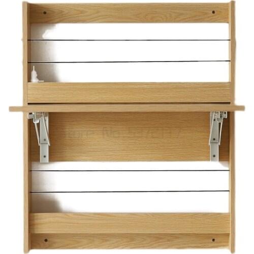 Wall hanging multifunctional folding learning table dining table environmental protection invisible hanging wall note desk