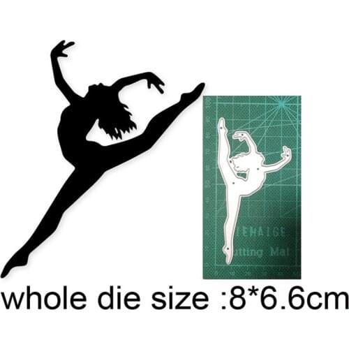 Sexy Woman Dancing New 2021 Metal Cutting Dies for DIY Scrapbooking Paper and Card Making Decorative Embossing Dies Craft dies