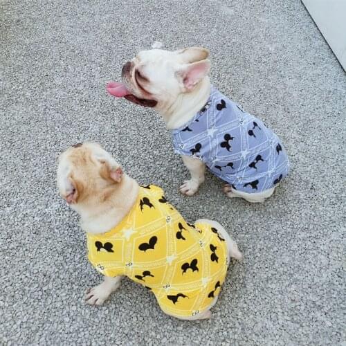 Dog Clothes for Small Dogs Summer Vest for French Bulldog Chihuahua Cotton Pet Clothing Puppy Coat for Yorkie Kawaii Pug Costume