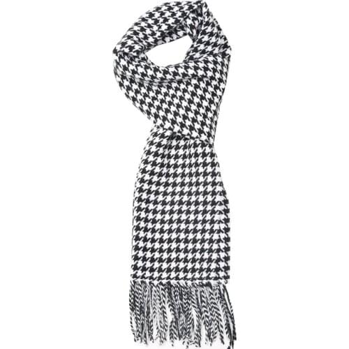 2017 autumn and winter female male houndstooth man scarves cape all-match design long plaid scarves