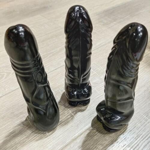 Reiki Stick natural crystal Obsidian massage stick Crystal healing stone Massage Polished Metaphysical Healing Wand