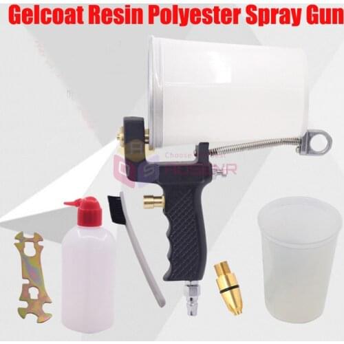 AIR Gelcoat Dump Spray Gun resin Hand-held Nozzles Gel Coat Sprayer Fiber-reinforced One Nozzle