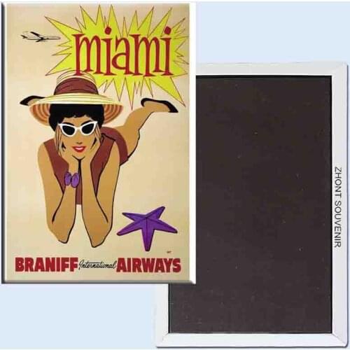 International Airways Advertising Poster 24085 Retro nostalgia fridge magnets