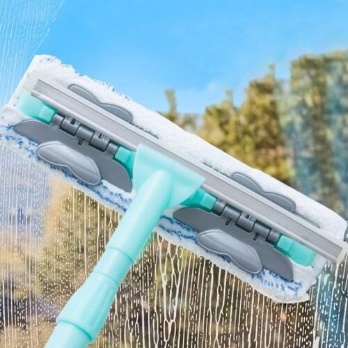 YOREDE Multifunction Cleaning Brush For Washing Windows Long Handle Glass Wiper Floor Wash Flat Mops Household Cleaning Products