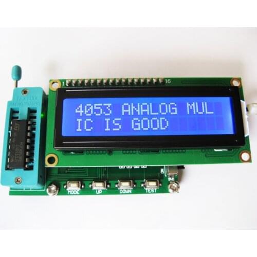 New Edition Integrated Circuit Tester IC Tester 74 40 Series Can Judge Logic Gate Good Or Bad IC Chips Testing Instrument