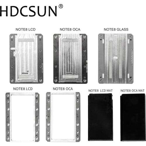 Precision OCA/Glass/LCD Locating and Laminating mold for Samsung Curved Surface for S6 S6+ S7 S8 S8+ Note8 LCD Repair