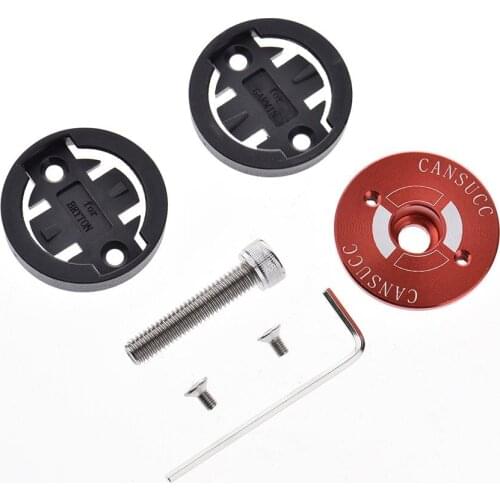 Bike Computer Holder Stem Top Cap Stopwatch Mount Bracket for Garmin 1000/820/810/800/520/510/500/200 Bryton R530/R330/R310/R100