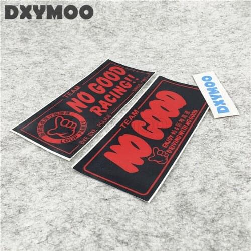 Japan Osaka Car Stickers Funny Enjoy Driving with NO GOOD RACING Motorcycle Helmet Vinyl Decals 17cm