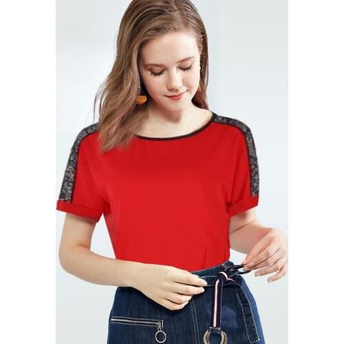 ZAPUYO Women's Plain T-shirts