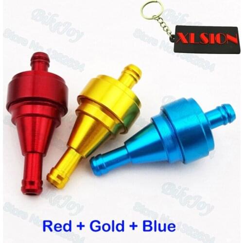 3pcs/pack Aluminum Gas Fuel Filter For Pit Dirt Bike ATV Quad Go Kart Motorized Gas Push Bicycle Motorcycle