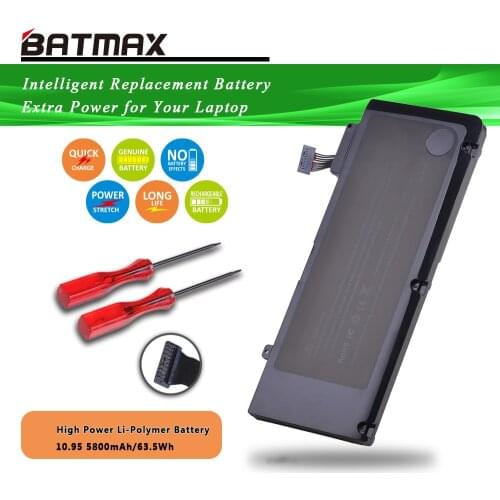 Batmax A1322 A1278 Laptop Battery for Apple A1322 Apple MacBook Pro 13" 2009 2010 2011 MB991LL/A MB990LL/A MB990J/A MC700 MC724
