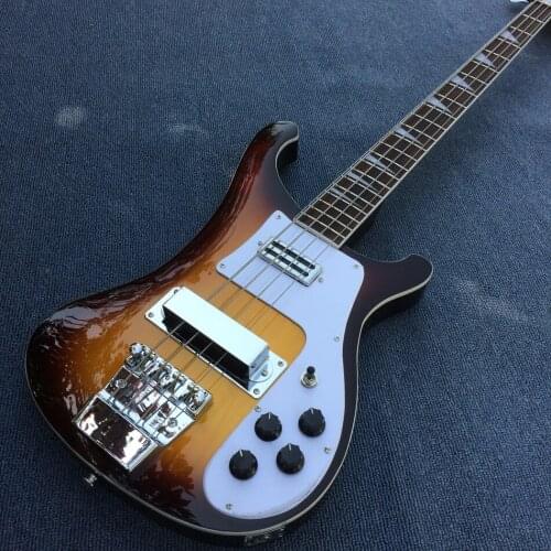 Free delivery, rosewood fingerboard Electric guitar, 4-string electric bass guitar in sunburst, high quality electric guitar