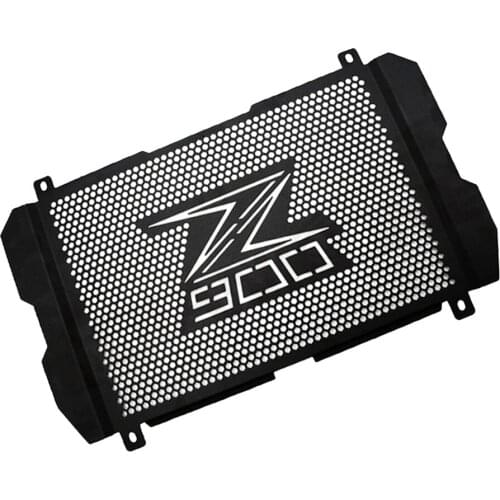 Black Radiator Grille Guard Cover Protector For 16-17 Kawasaki Z900