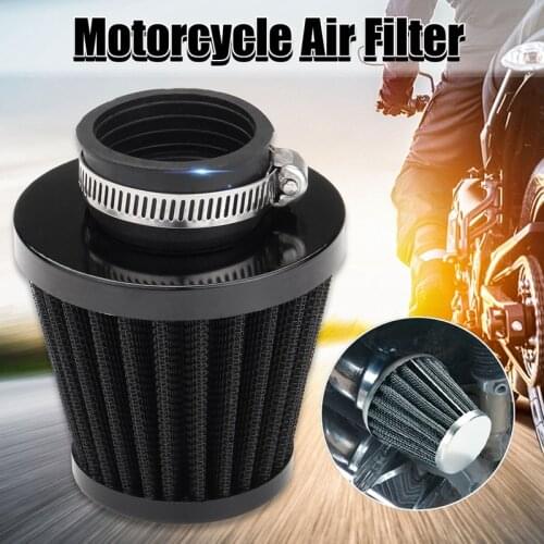 Black Motorcycle Air Filter Pod Cleaner Fit ATV Dirt Bike Quad Scooter 35/39/48/50/54/60mm