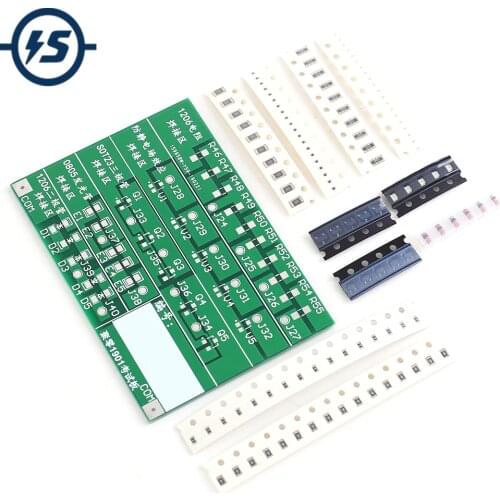 Electronic DIY Kit RGB LED Flashing Controller SMD Component Welding Practice Electronic Suite 10 Components 210 Solder Joints