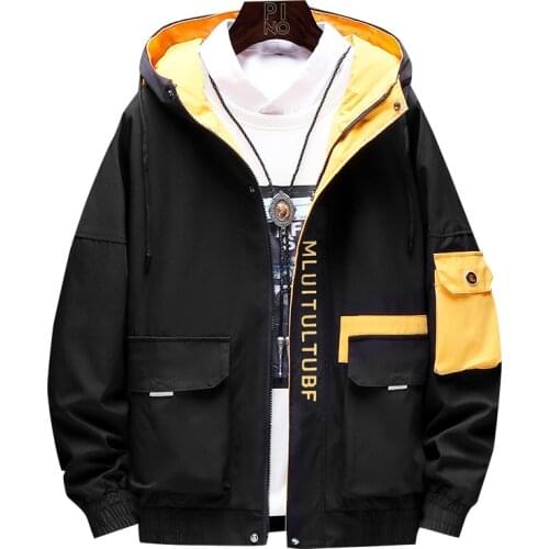Spring Autumn New Mens Military Jacket Men Zipper Jacket Male Casual Streetwear Hip Hop Slim Fit Pilot Coat Men Clothing M-4XL
