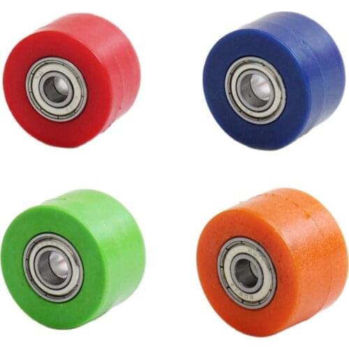M8 / M10 Drive Chain Pulley Roller Slider Tensioner Wheel Guide For Pit Dirt Street Bike Motorcycle ATV SXF