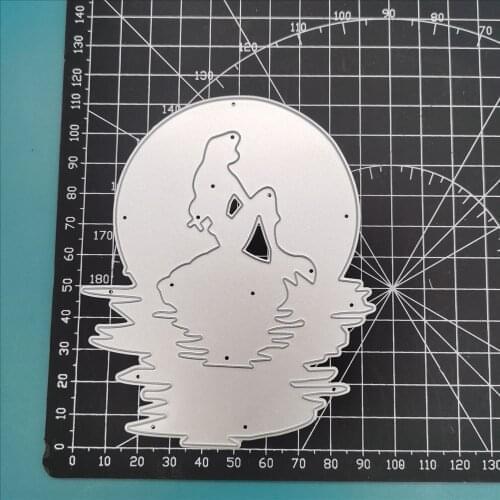 Mermaid decoration metal cutting dies cut die mold Scrapbook paper craft knife mould blade punch stencils dies