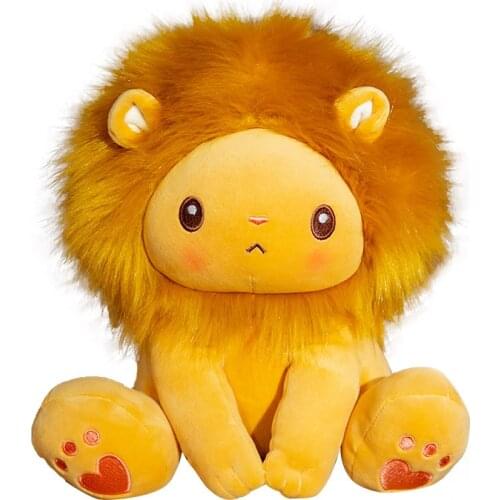 25/40cm Cute Sitting The Lion King Plush Toy Cartoon Soft Stuffed Animal Lion Doll Soft Pillow Childlren Birthday Christmas Gift