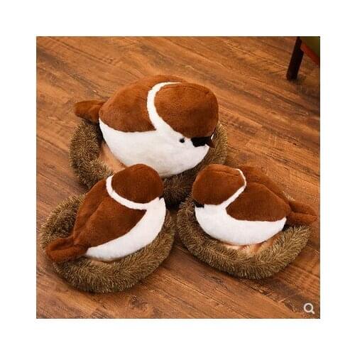 2019 newest Sparrow Simulated Animal stuffed Plush toy for Kids Birthday Gift