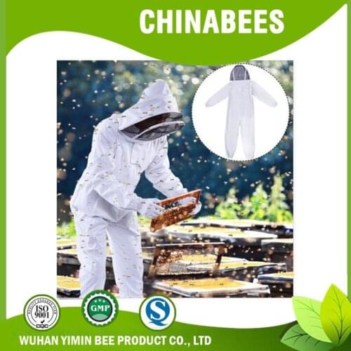 Full Body Beekeeping Protective Clothes Professional Beekeepers Clothing Bee Protection Beekeeping Suit Safty Veil Hat Dress