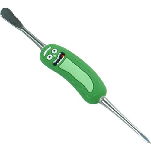 Premium Carb Cap Dabber Cucumber Design 122mm Handle Wax Carving Tool Titanium Nail Spoon Smoking Accessories