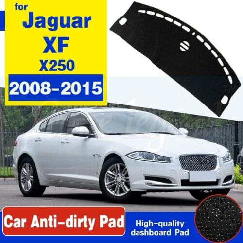 For Jaguar XF 2008-2015 X250 Anti-Slip Mat Dashboard Cover Pad Sunshade Dashmat Carpet Accessories 2009 2010 2011 2012 2013 2014