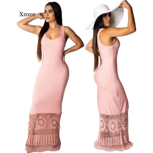 Sexy Bodycon Dresses Woman Party Night Club Pencil Dress 2020 Maxi Ladies Summer Long Beach Dress Women Vestido Long lace white