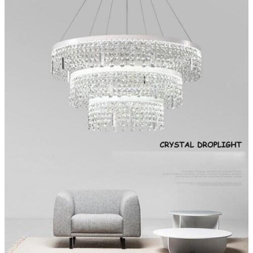 B American Style Retro Chandeliers LED Crystal Lighting For Living Room Bedroom Hall Hotel Restaurant Dining Room Fashion