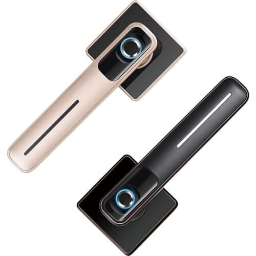 Smart Door Lock Biometric Fingerprint Door Lock Usb Charging Security Door Locks Fingerprint Handle