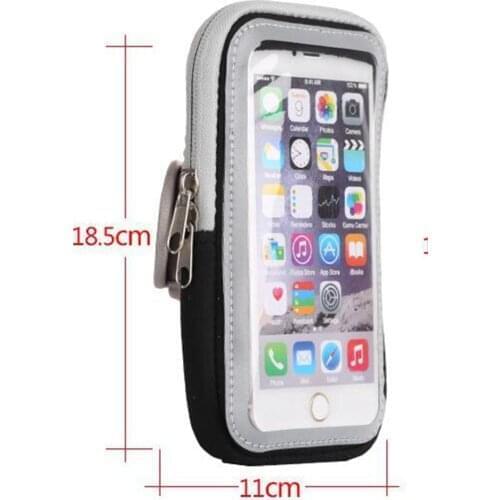Universal Sport Running Armband for IPhone 11 7 8 6s 6 Plus Samsung a50 Xiaomi 9 Lite Arm Band Belt GYM Bag Phone Cases 6.5 inch