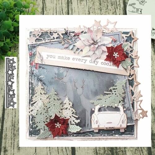 Star lace Metal Cutting Dies for Scrapbooking Steel Craft Die Cut Embossing Paper Card Album Stencil