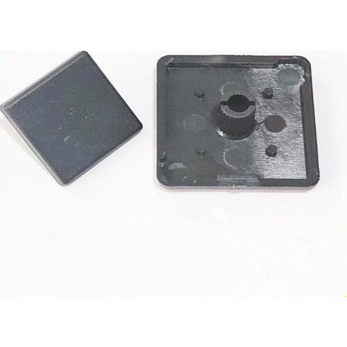 Plastic end cap cover plate black for EU aluminum profile prat 4040 face nylon rubber workbench 10pcs