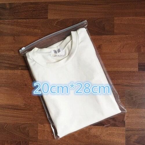 20*28cm Portable Protect Underwear Household Cosmetic Travel Gift Organizer Bags Waterproof Clothing Storage Plastic Pouch 50Pcs