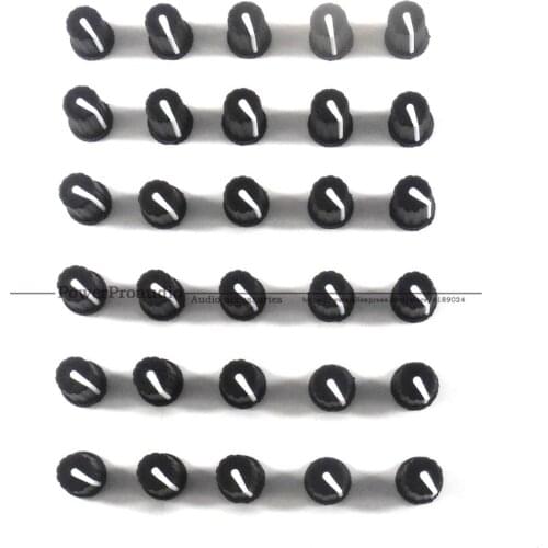 30PCS Replacement OEM DAA1204 TRIM / GAIN KNOB For Pioneer DJM800 DJM900 DJM2000 Black