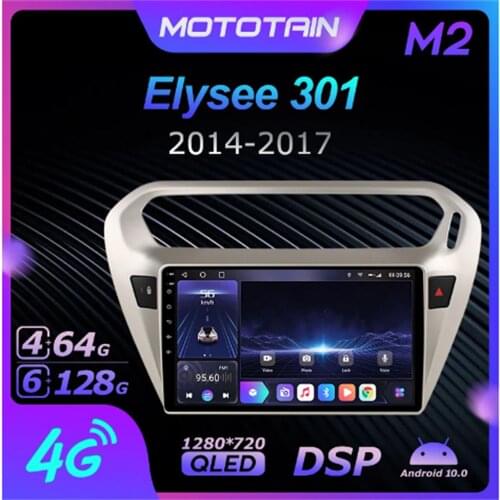 K7 Ownice 6G+128G Android 10.0 Car Radio For Citroen Elysee 301 2014 - 2017 DVD 4G LTE GPS Navi 360 Panorama BT 5.0 Carplay