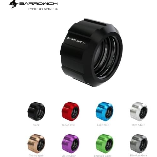 Barrowch Multicolor Helm Edition 16MM Hard Pipe Connection Finger Tight Fitting FBYKNL-16