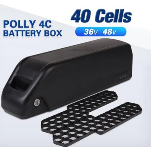 Battery Case Polly 4C Battery box Electric bike Battery Housing Down Tube Downtube E-bike 21700 cells 10S4P 13S3P Nickle strips