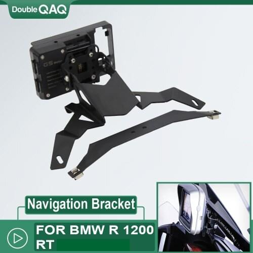 New Motorcycle For BMW R 1200 RT 2013 2012 2011 2010 R1200RT Navigation Bracket GPS Navigator USB Charging Phone Holder