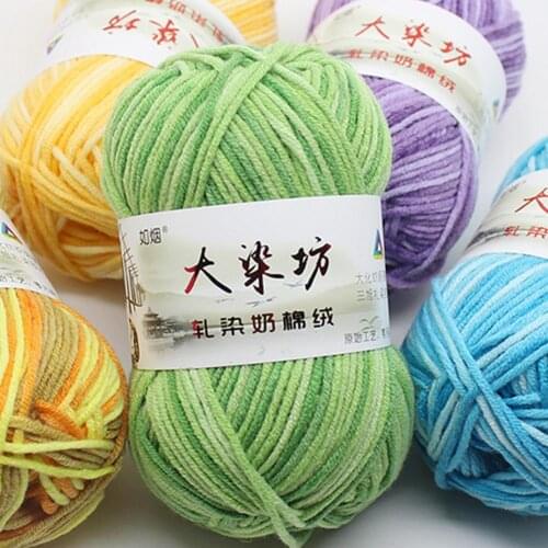 95m Cotton Knitting Yarn Crochet Yarn For Knitting Wool Yarn Warm For Kids Hand Knitted Yarn for Blanket Sweater